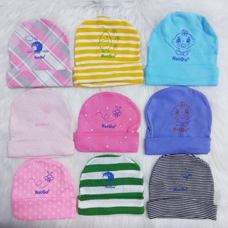 Nón Sơ Sinh Hotga Cotton Mềm Mại Mỏng Mát