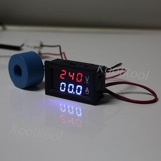 Vôn kế kỹ thuật số 0.28" AC 60-500v 10a 50a 100a