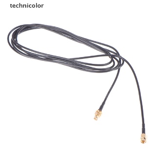 technicolor 1PC 1m WiFi router antenna extension cable cord RG174 RP-SMA male to female TYG