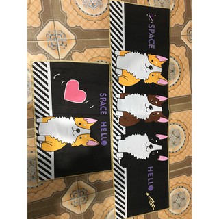 Thảm bếp 3d loại đẹp set 2 thảm