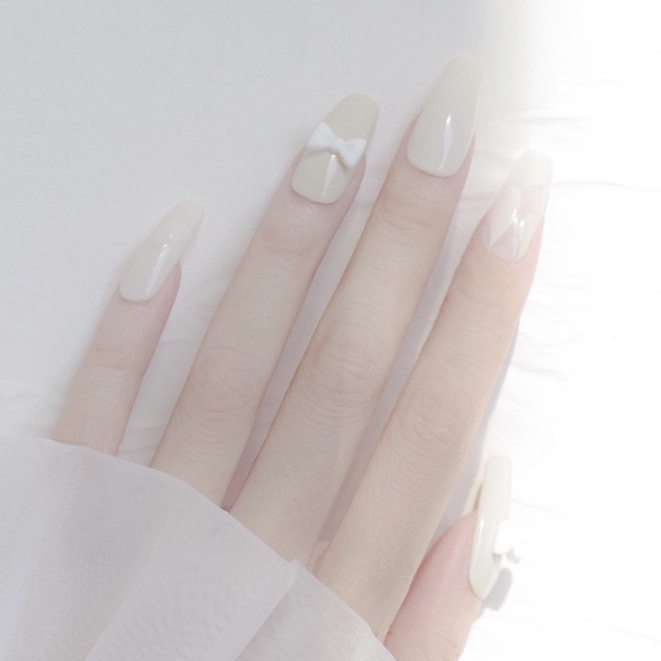 Charm (C341) slime/ Dụng Cụ Charm Trang Trí/ Làm Nail [Ko Keo &amp; Nút] Hình Nơ