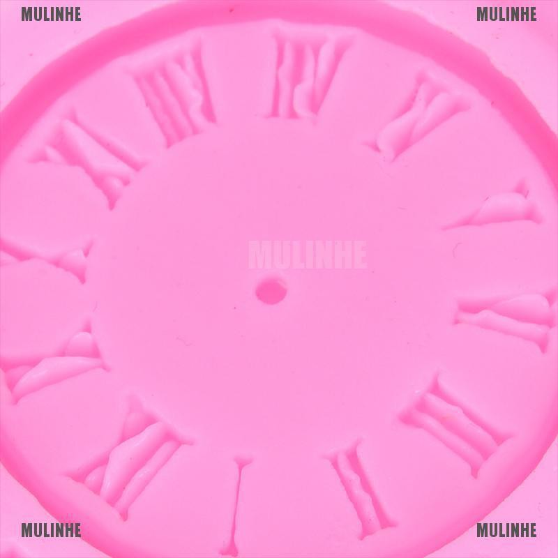 1 Khuôn Silicone Tạo Hình Đồng Hồ Làm Bánh Kẹo
