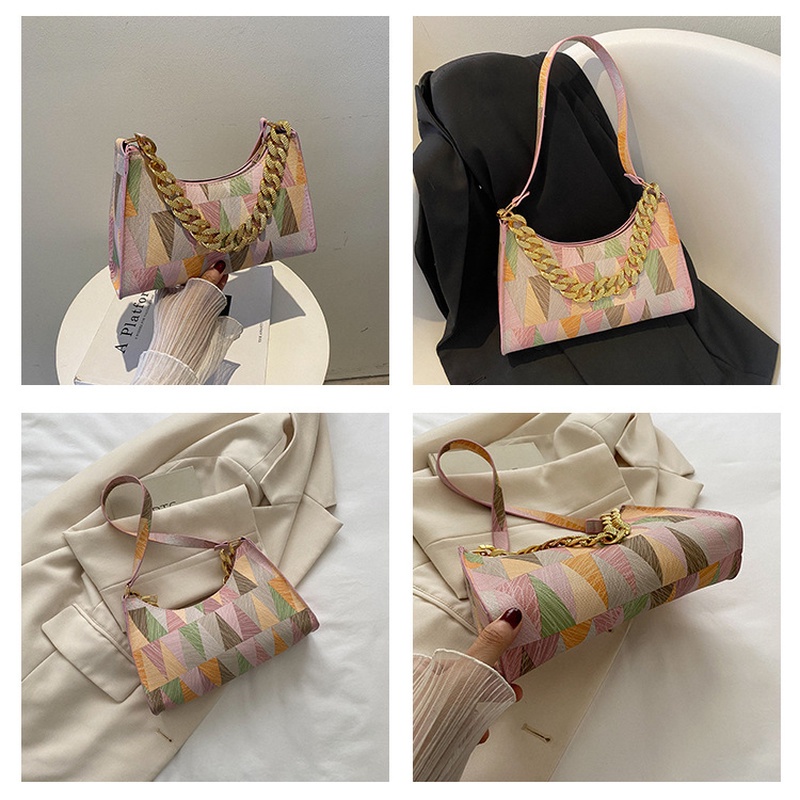 Túi Đeo Vai Phối Dây Xích Phong Cách Thời Trang Mùa Hè 2022 NB00078