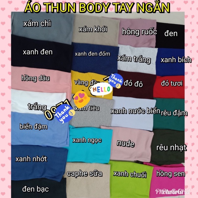 Áo thun gân tay ngắn form thường | BigBuy360 - bigbuy360.vn