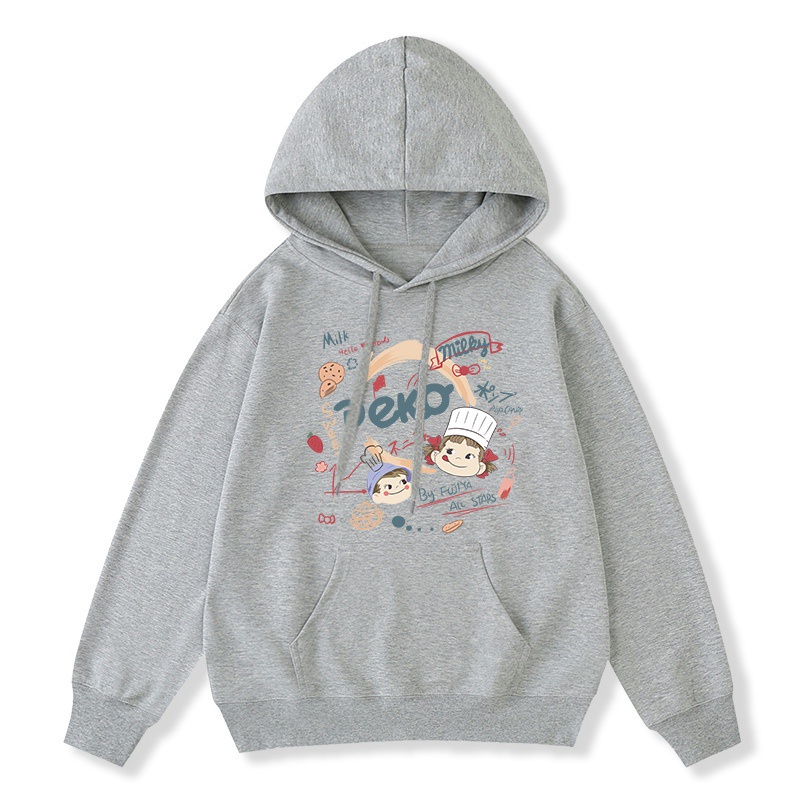 NRVP Áo khoác hoodie tay dài oversize phong cách Hàn Quốc mới 2021