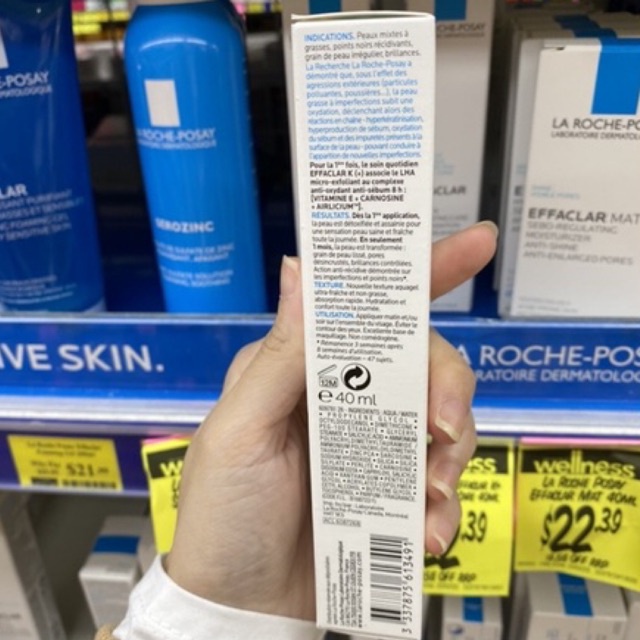 Kem dưỡng da Effaclar Duo+ La Roche Posay 40ml