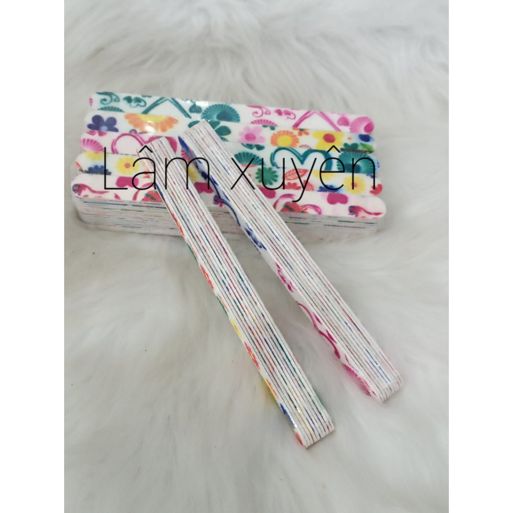 Dũa bông làm móng lốc 100 cây chuẩn hàng công ty , nhỏ gọn, tiện dụng, xinh ,bền lâu ,[chinh hãng], giá rẻ.