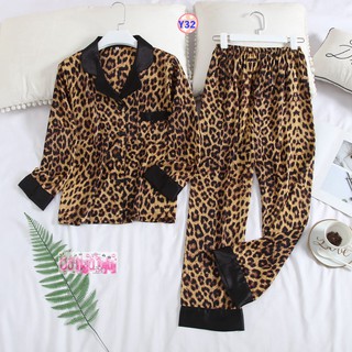 Pijama lụa dài tay cao cấp y32