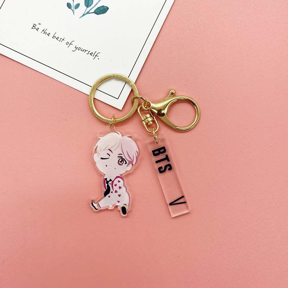 Ví Đựng Chìa Khóa Họa Tiết Hoạt Hình BT21
