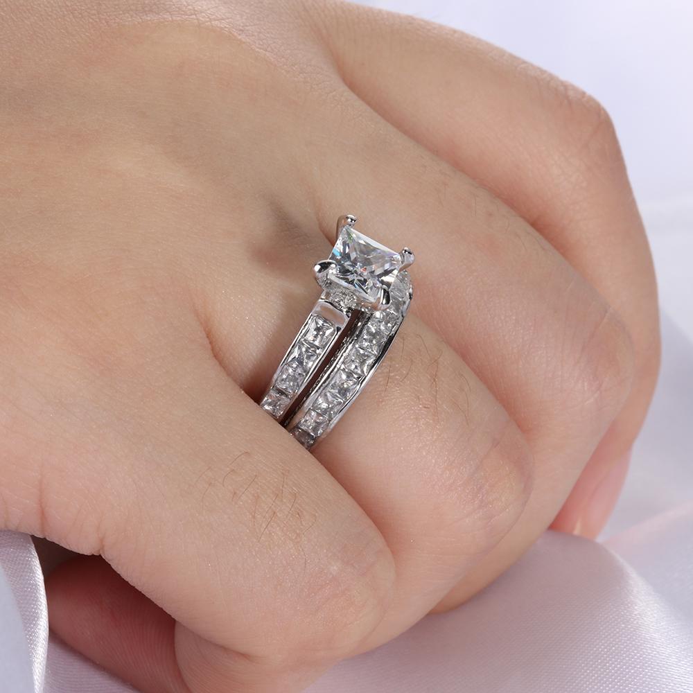Nhẫn Cưới 2 Trong 1 Thời Trang Cho Nữ