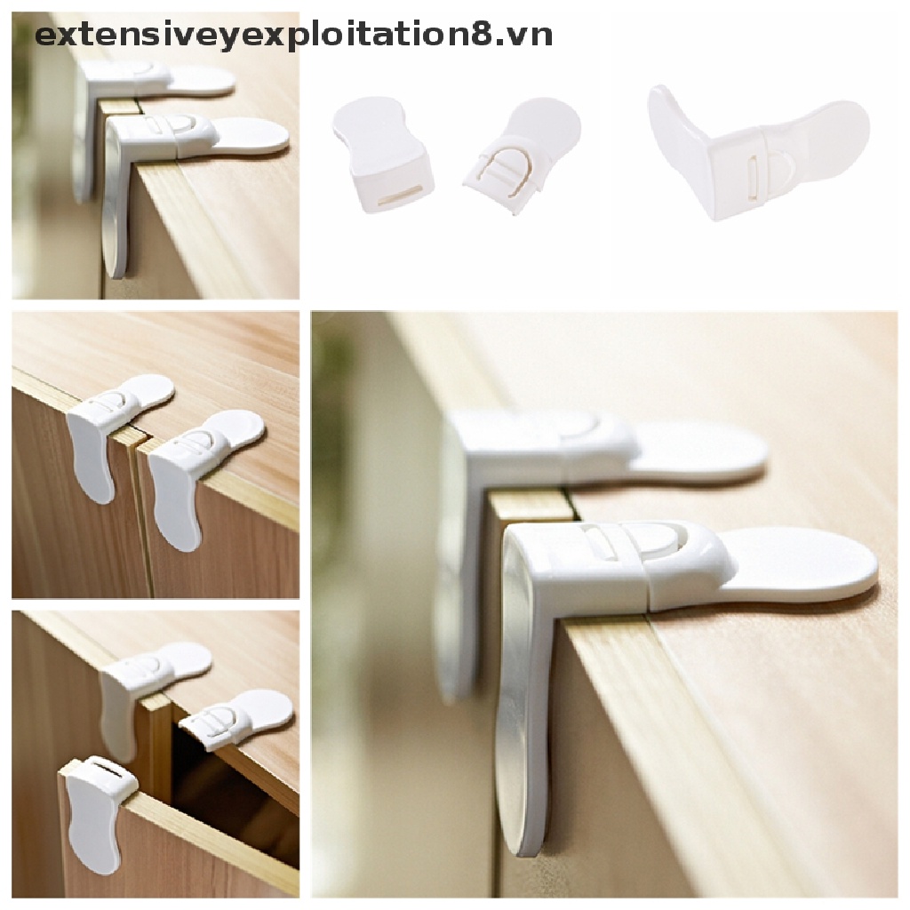 1 Khóa Cửa Tủ Lạnh / Ngăn Kéo Bảo Vệ An Toàn Cho Bé