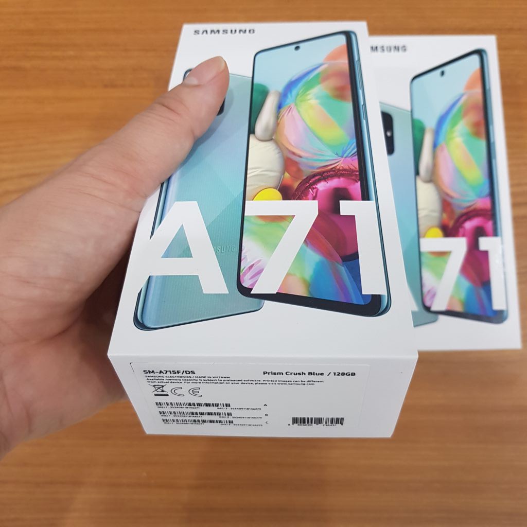 Điện Thoại Samsung Galaxy A71 ✅Ram 8GB ✅Bộ Nhớ 128 Gb Hàng Rạch Seal Đã Kích Bảo Hành Hãng