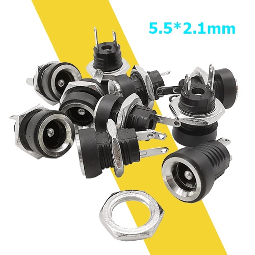 Jack sạc DC 022B chuẩn 5.5mm x 2.1mm