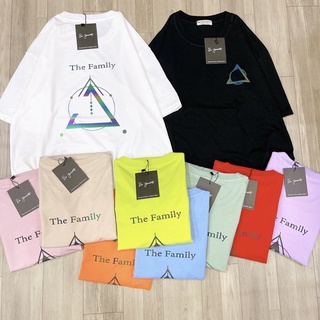 Áo Thun Tay Lỡ Phản Quang The Family Unisex