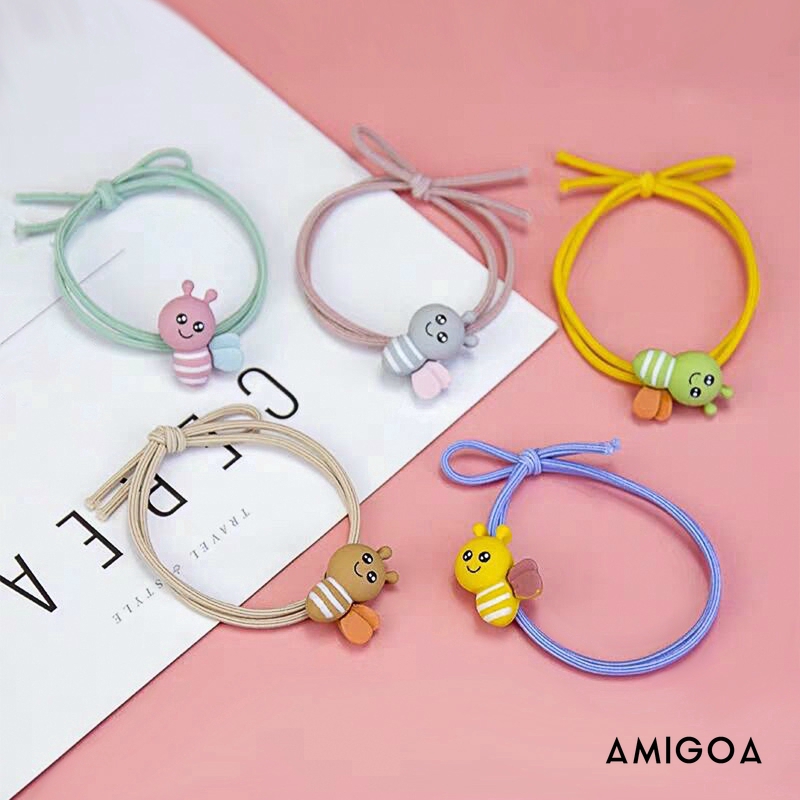 ✨✨Dây Buộc Tóc Hình Động Vật / Trái Cây / Con Ong Đáng Yêu