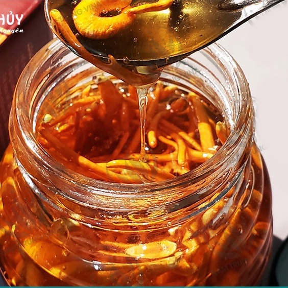 Hũ 280ML Tăng Cường Hệ Miễn Dịch, Sức Đề Kháng Với Mật Ong Rừng Đông Trùng Hạ Thảo, Tam Thất Bắc - Tây Sơn Food