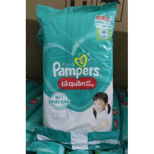 Tã bỉm quần pampers giữ dáng mới size S3/ M3/L3 miếng( gói dùng thử)