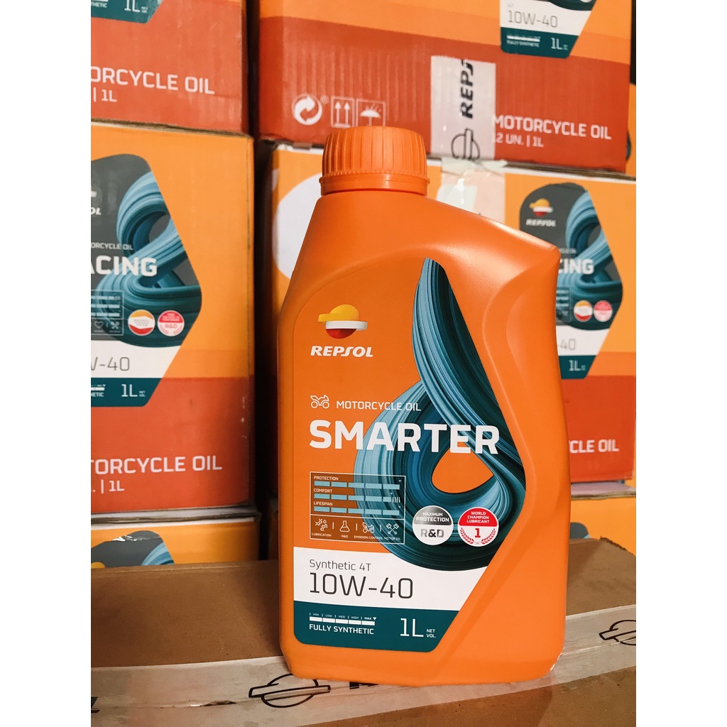 Nhớt Repsol Smarter Synthetic 4T 10W-40 1L, 1L1, 1L2, 1L3,....