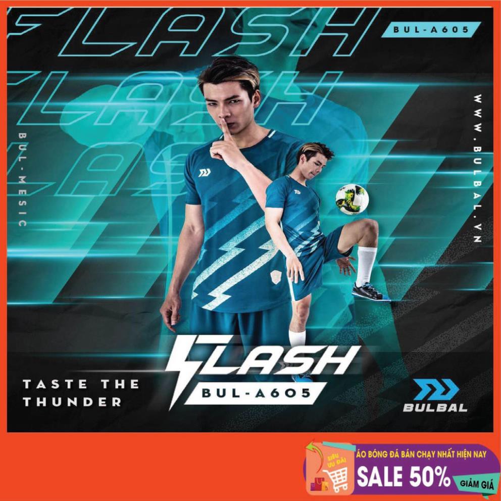 Bộ áo bóng đá không logo BulBal Flash sẵn kho, giá tốt