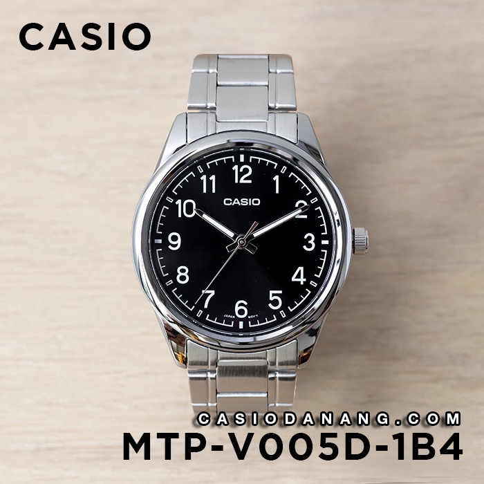 Đồng hồ nam dây kim loại Casio Standard chính hãng Anh Khuê MTP-V005D-1B4UDF (40mm)