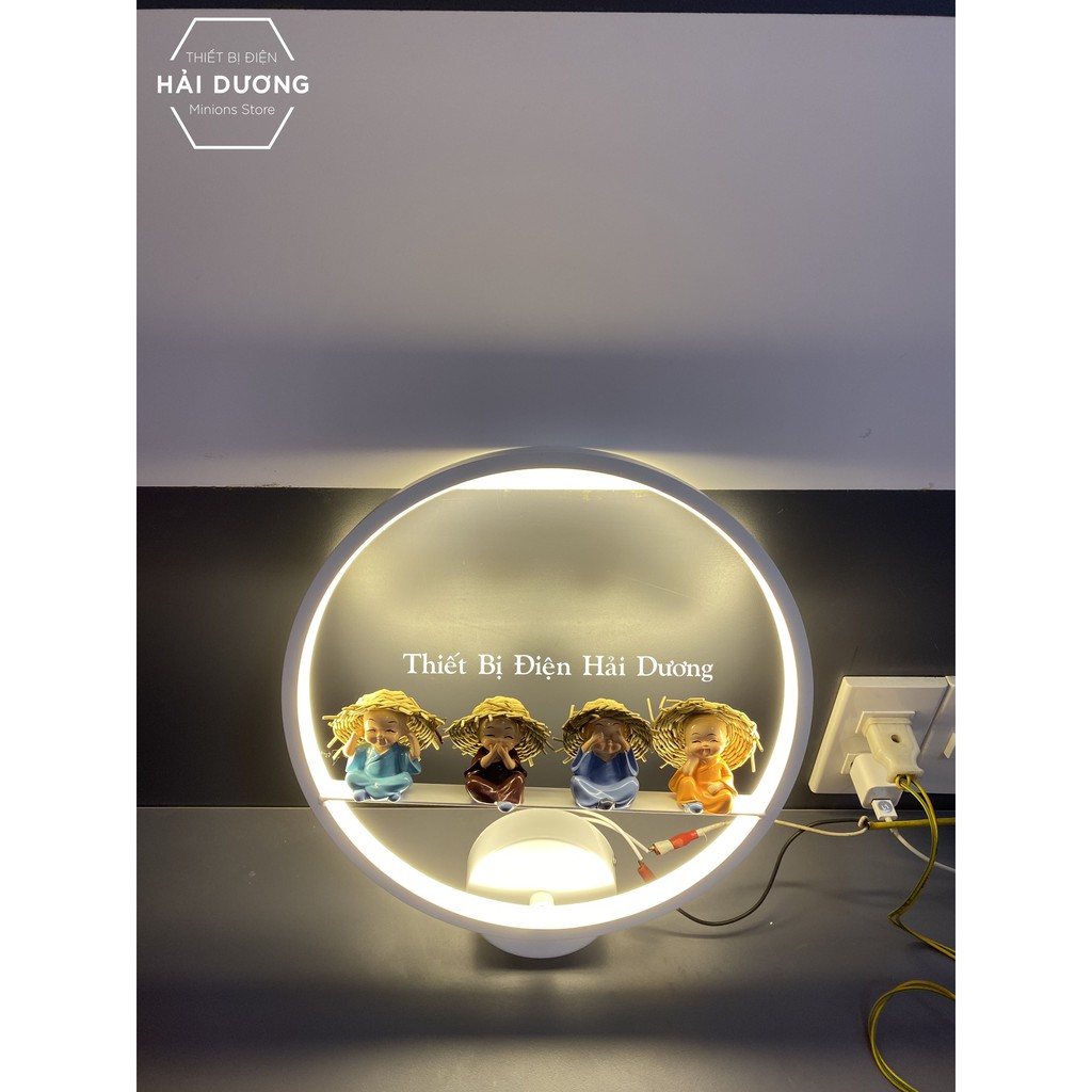 Nhiều Mẫu - Đèn Led Treo Tường Hiện Đại 4 Chú Tiểu Bình An - 3 Chế Độ Ánh Sáng Led Tiết kiệm GT179 - BH 1 năm