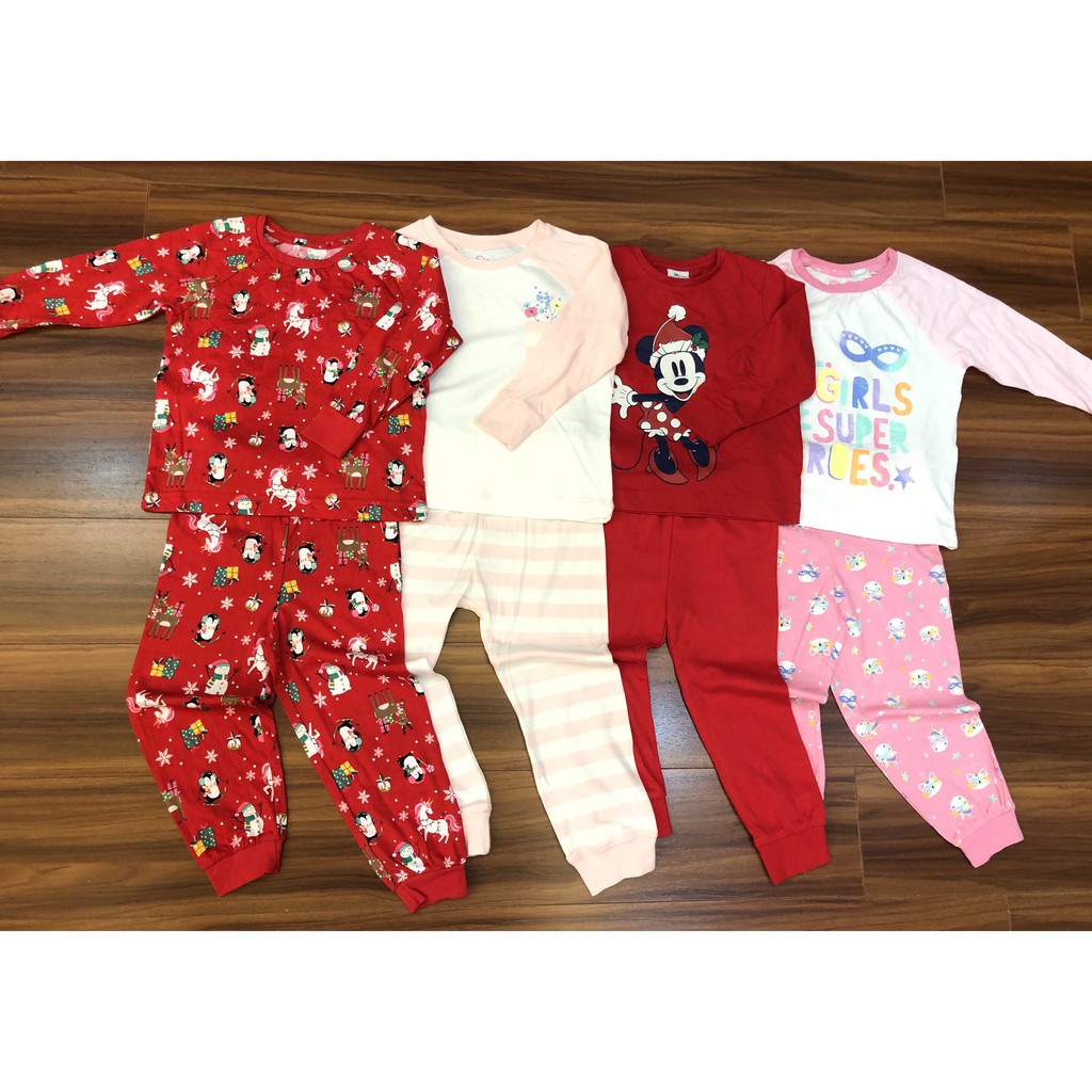 [9m-7y][ CHỌN MẪU] Bộ cotton/bộ ngủ/bộ mặc nhà dài tay màu đẹp xuất dư cho bé/bé gái