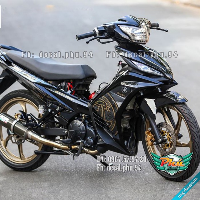 Tem rời EX 135 2011-2014 đen LC (P)