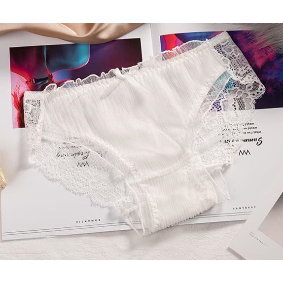 Quần lót ren nữ đính nơ sexy siêu rẻ-QL002,Quần Lót Đúc Pha Ren Hoa | BigBuy360 - bigbuy360.vn