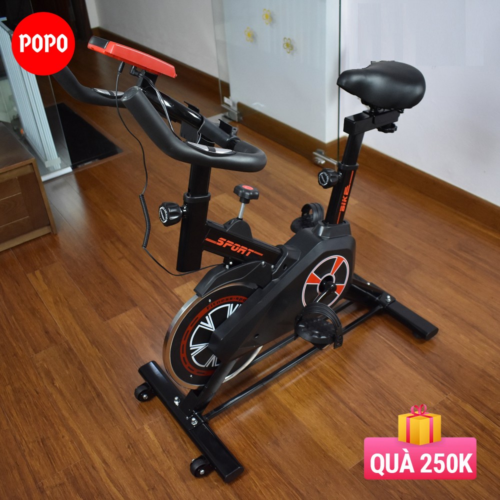 Xe đạp tập thể dục tại nhà Air Bike POPO máy đạp xe đạp tập gym nhiều tính năng