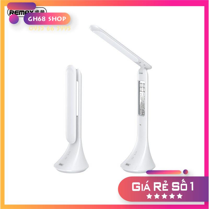 Đèn bàn LED REMAX RT-E510 chống cận 3 chế độ sáng - Hiển thị Ngày,Giờ,Nhiệt độ và Có báo thức