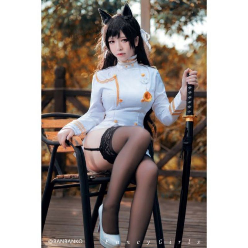 Combo kẹp tất vớ garter belt - tất đùi ren trơn phong cách lolita