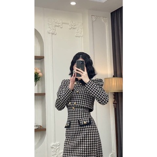 Set váy ziczac 2 chi tiết