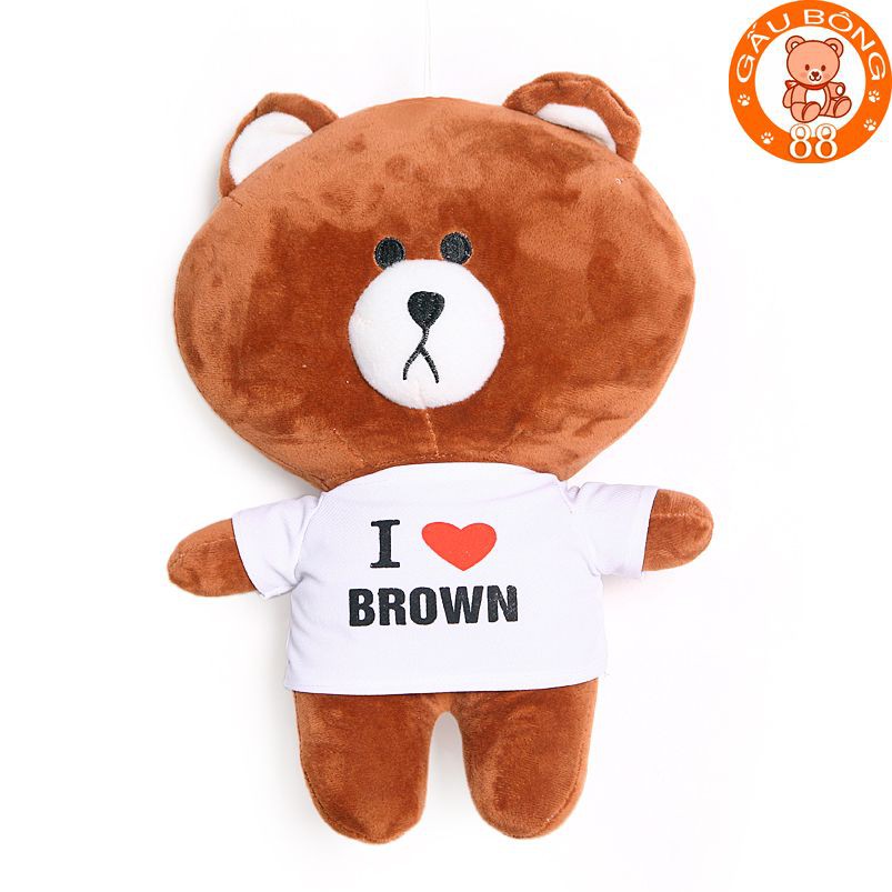 Gấu bông BROWN cao cấp 40cm kèm áo