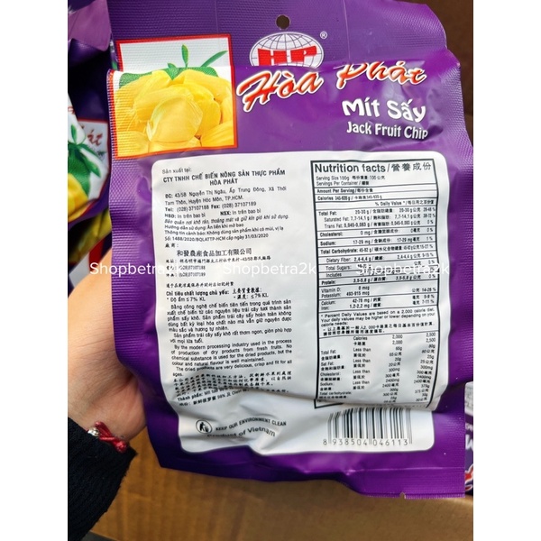 Mít Sấy Hoà Phát (gói 100gr)
