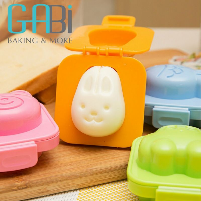 Bộ 8 khuôn bento, ép trứng, làm bánh hình thú