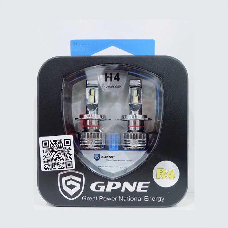 Đèn Led GPNE Chính Hãng R4 Chân H4 55W Có Canbus cho xe con , xe tải