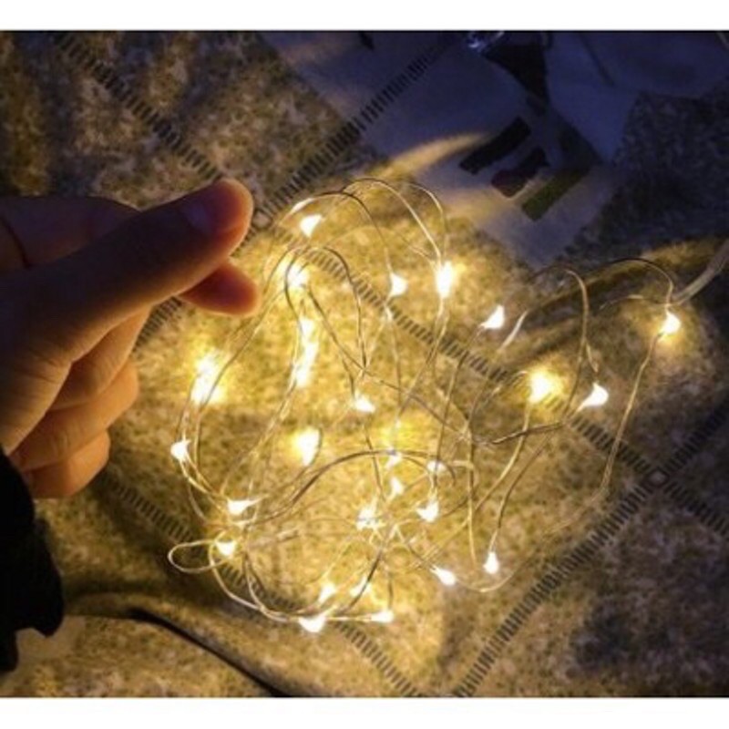 Đèn Led Đom Đóm 3m 30 led Fairylight dùng pin tiểu