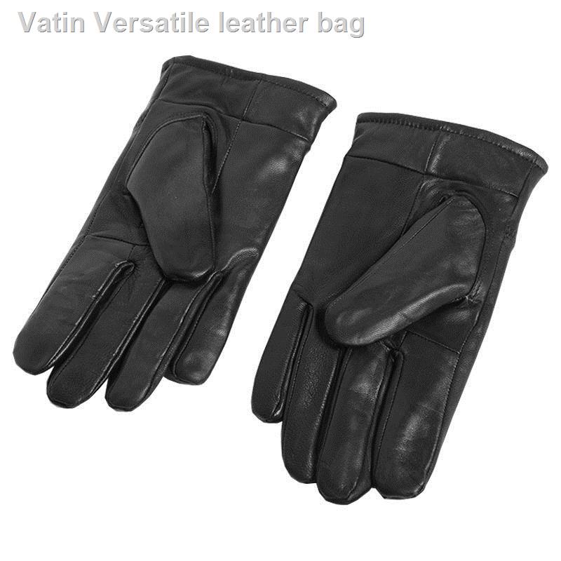 Còn hàng găng tay da cừu thật dày dặn giữ ấm mùa đông chống thấm nước chống mài mòn đi xe máy cho nữ
