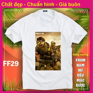 áo thun game Free Fire FF29 ,chất đẹp bao đổi trả, chất đẹp,pupg,phông