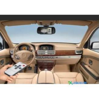 Màn hình cho xe ô tô LCD 7 inch kẹp gương xe hơi đa chức năng Tặng kèm 1 camera hồng ngoại 4 led siêu nét.