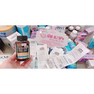 (BIll chemist) Tinh Chất Hàu GO Healthy Oyster Plus 120 Viên