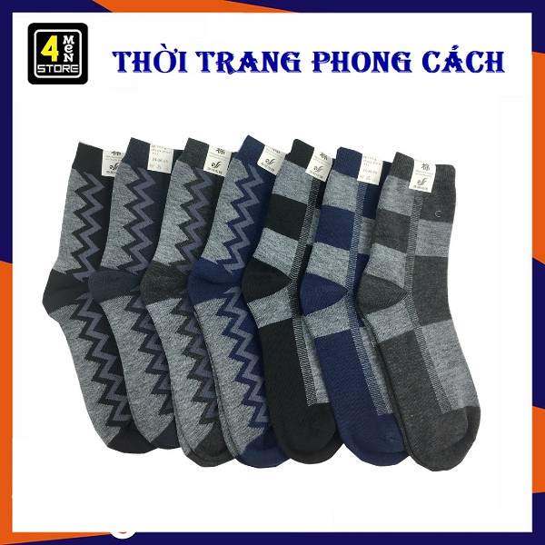 Combo 10 Đôi Tất Nam Sọc Hàn Quốc - Vớ Nam Thanh Lịch (Có Ảnh - Video Thật)