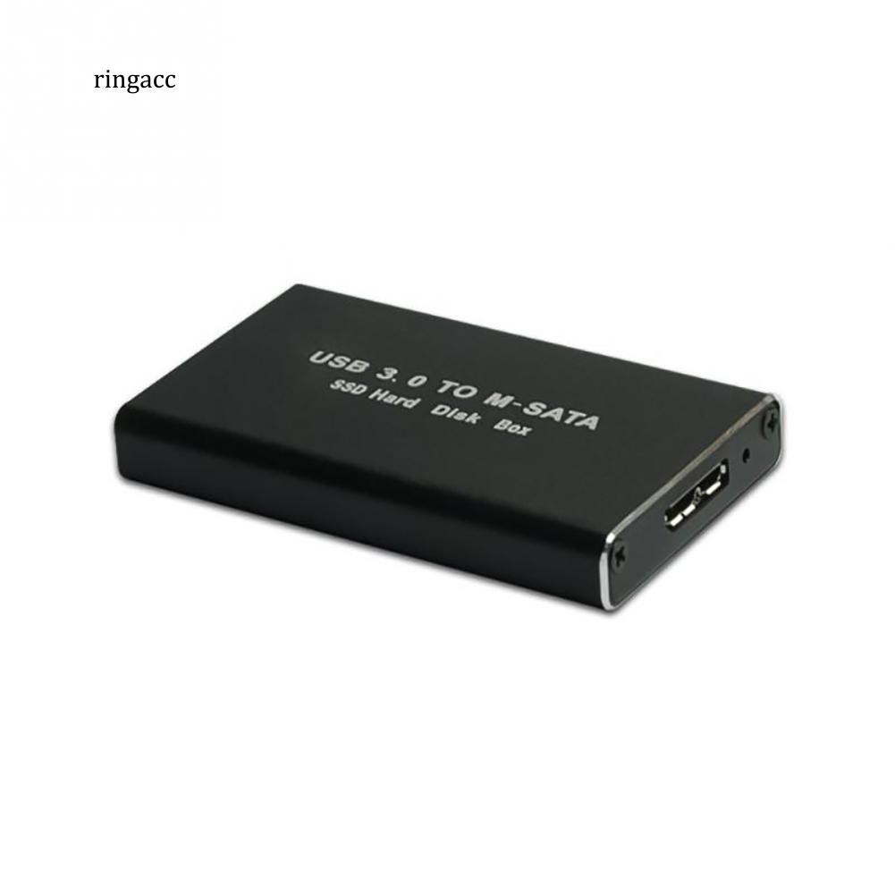Ổ cứng MSATA - USB 3.0 SSD vỏ nhôm kèm phụ kiện