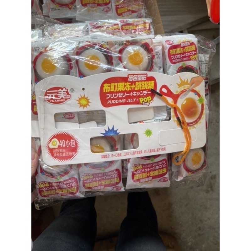sỉ bịch 40 gói thạch trứng chảo siêu hot