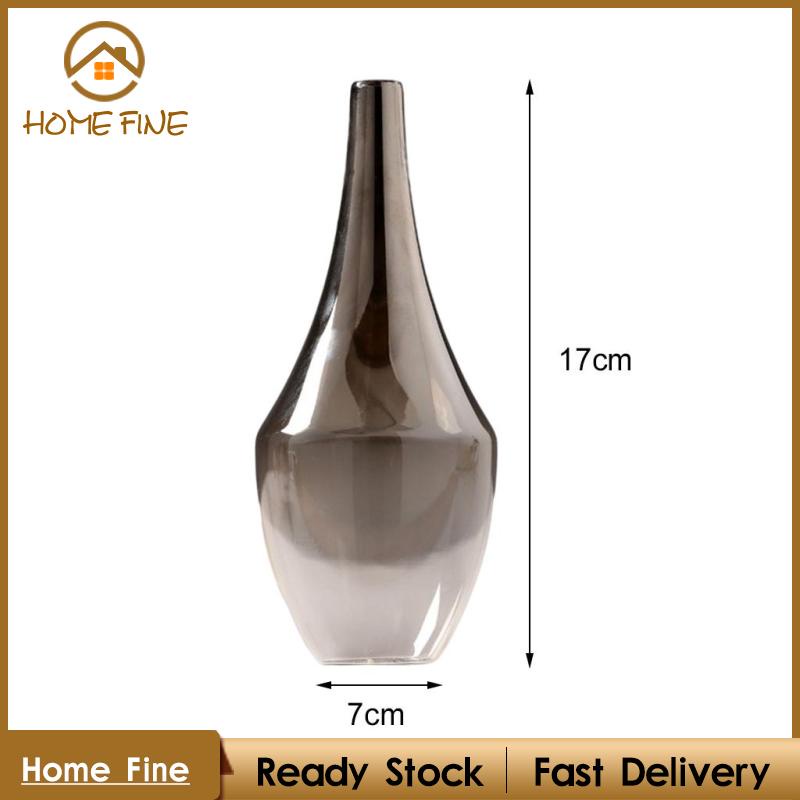 Lọ hoa thủy tinh màu gradient trang trí nhà ở/văn phòng