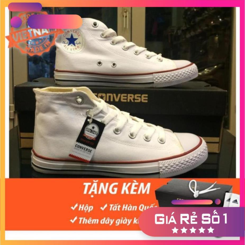 [Sale 3/3] [FREE SHIP + FULL BOX] Giày classic full trắng cao cổ hàng vnxk nam nữ giá rẻ Sale 11 -op1 " _ ?