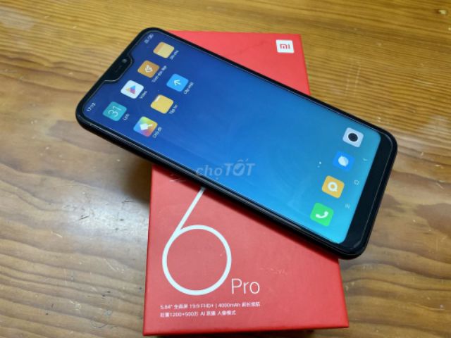 Điện thoại Xiaomi Redmi 6 Pro 2sim ram 4G/64G, Máy Chính Hãng, pin 4000mah, Chiến PUBG/Liên Quân mượt