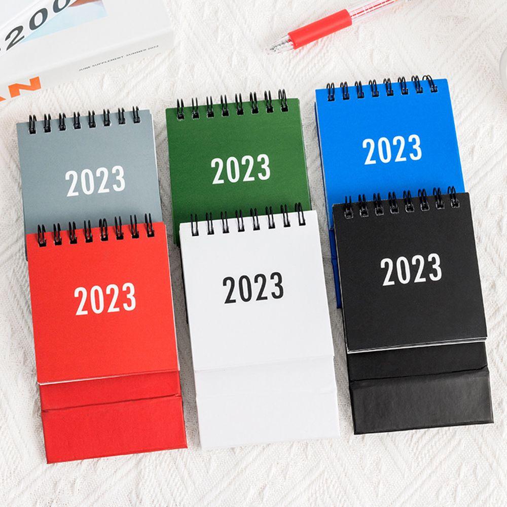 KUNHEV Set 2 Lịch Để Bàn Mini 2023 Chất Lượng Cao Tiện Lợi Dễ Sử Dụng Note