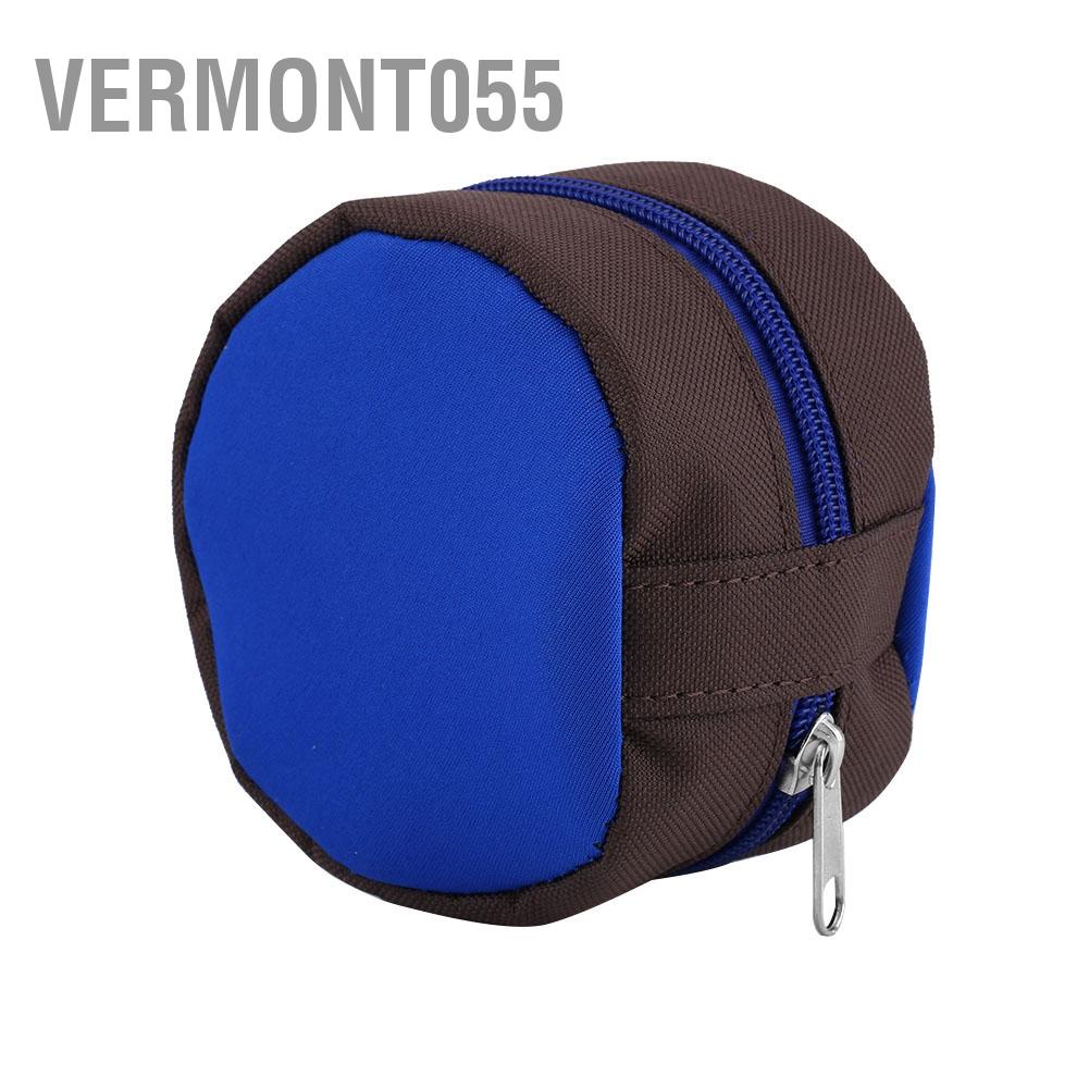 Hàng Hot An toàn Fly Fishing Reel Case Protector Soft Pocket Cover Bag Túi đựng túi Hàng giao ngayVermont055