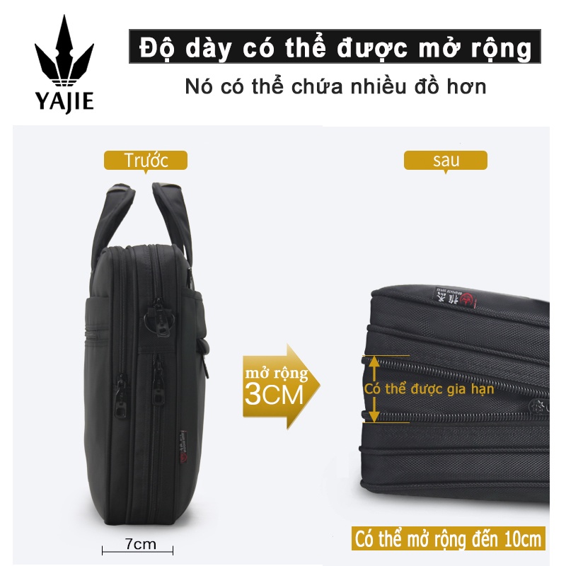 Túi xách nam công sở vải không thấm nước công suất lớn túi đựng máy tính xách tay 15,6 inch túi tài liệu túi làm việc túi kinh doanh túi chính thức túi văn phòng thông tin gói túi xách